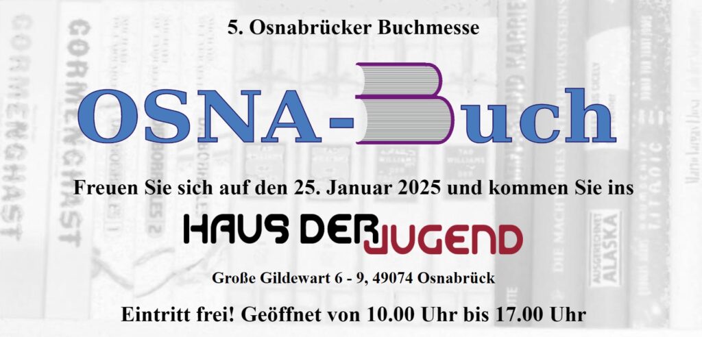 Ankündigung der Buchmesse Osnabrück 2025